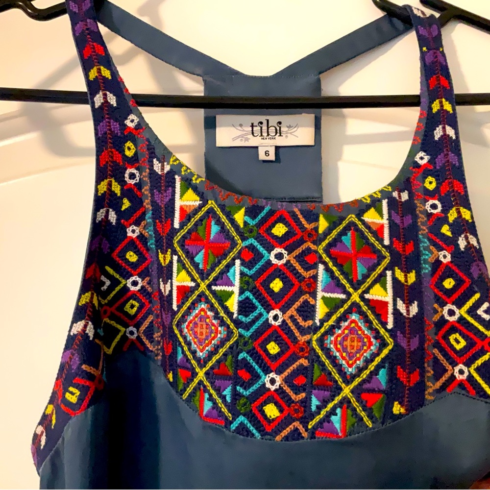 Tibi Embroidered Dress